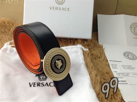 red versace belt replica|designer belt rep.